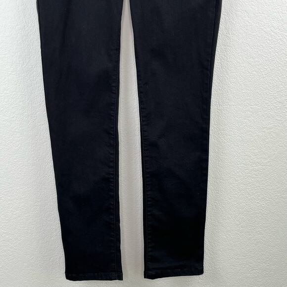 Gloria Vanderbilt Amanda Black Mid-Rise Slim Pull-On Jean Stretch Pants 4/SM NWT - Picture 7 of 14